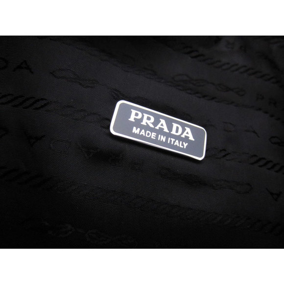 Prada Black Nero Drawstring Suede Handbag - Picture 9 of 10